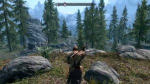 Skyrim Viking mod: Викинг, броня, меч, гриб.