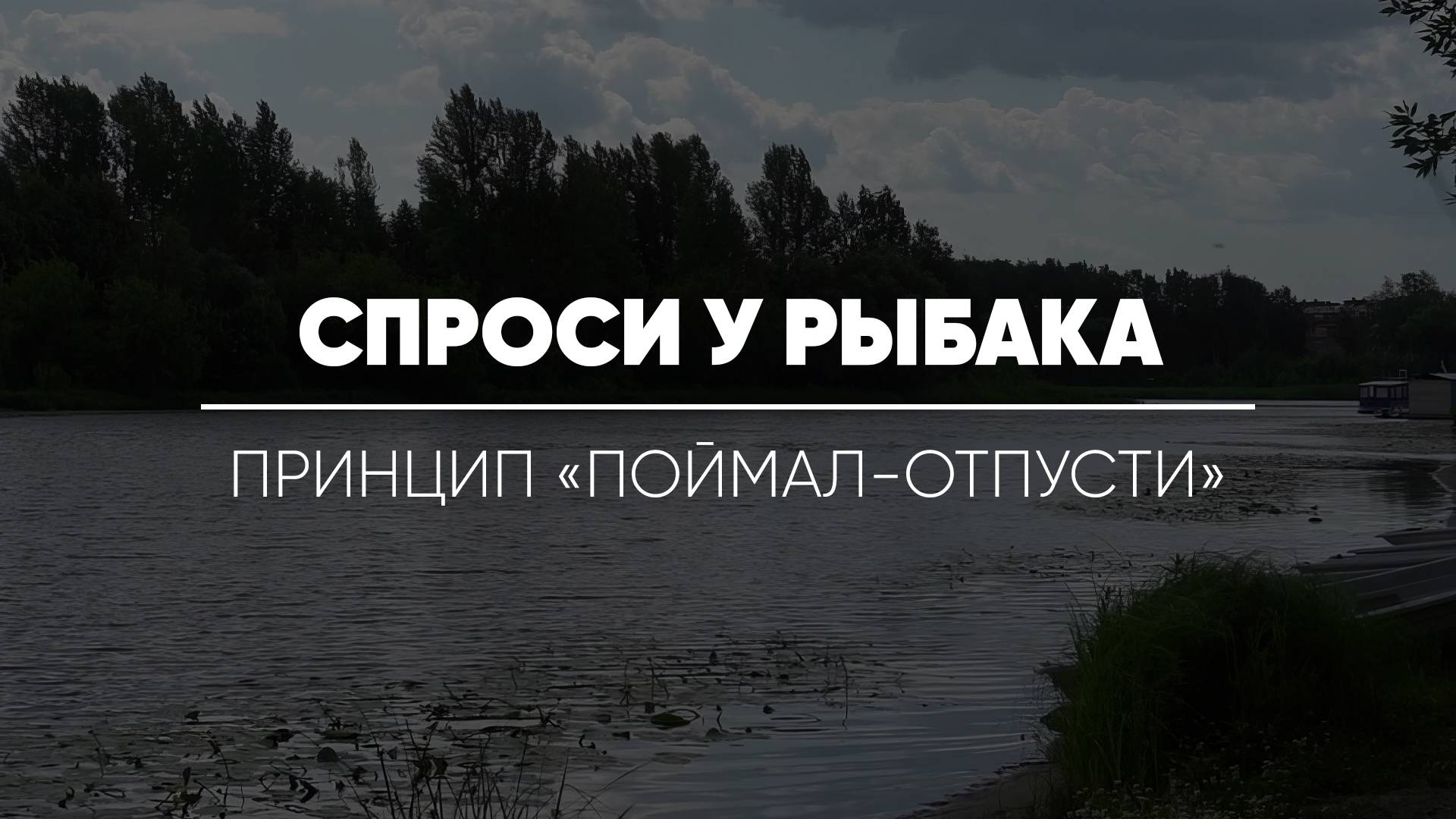 СПРОСИ У РЫБАКА // Принцип "поймал-отпусти": за и против