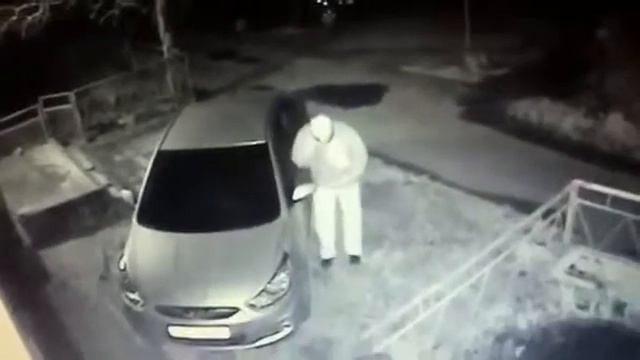 Поджог авто журналиста в Донецке  Скрытая камера