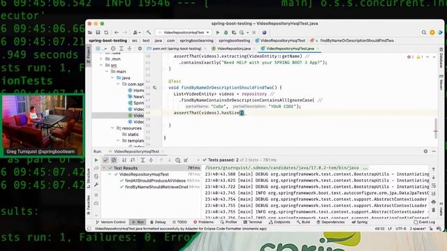 TESTING your SPRING DATA repositories