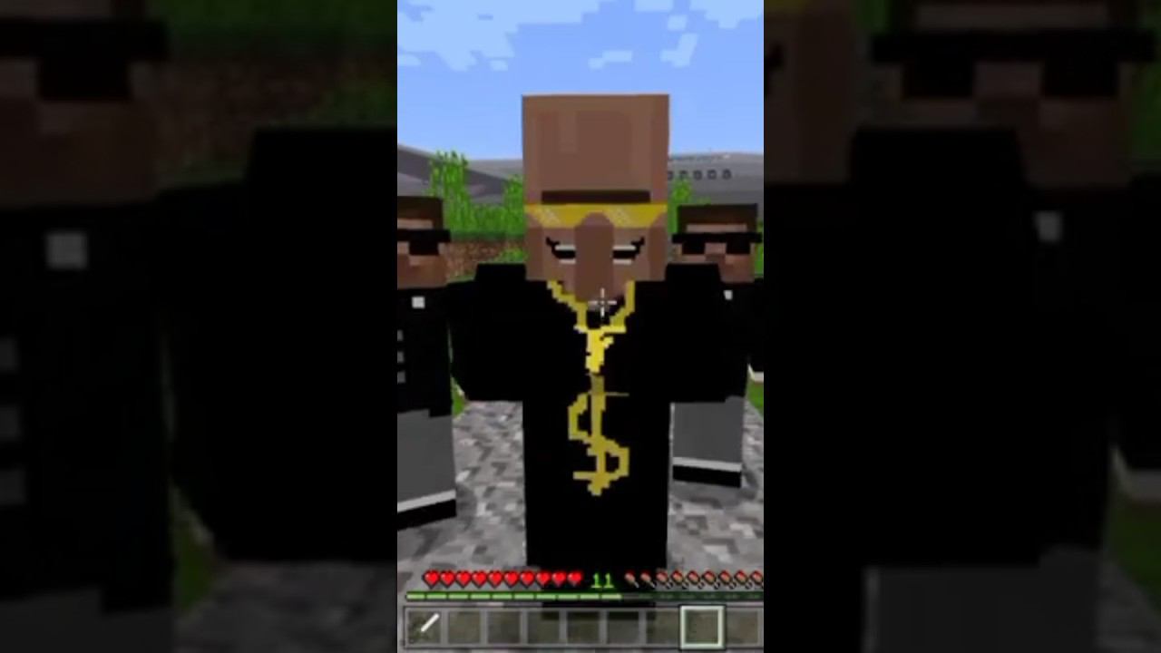 Житель миллионер вернулся в мою деревню #minecraft #житель#olegminecraft
