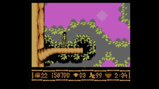 Dendy (Famicom,Nintendo,Nes) 8-bit Jungle Book / Книга Джунглей Level 6 / уровень 6 Прохождение