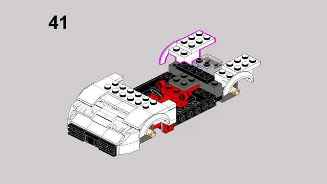 76908 Bugatti EB 110 - Lego Speed Champions Alternative MOC Tutorial