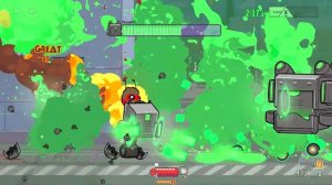 ALIEN HOMINID INVASION FIRST BOSS (DEMO)