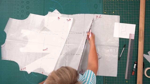 Платье Нежность. Как сшить платье А-силуэта из Вискозы. Моделирование и раскрой комфортного платья