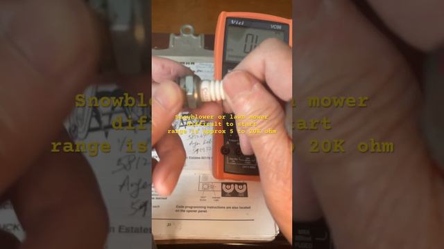 Snowblower or lawnmower difficult to start… check your spark plug resistance смотреть онлайн