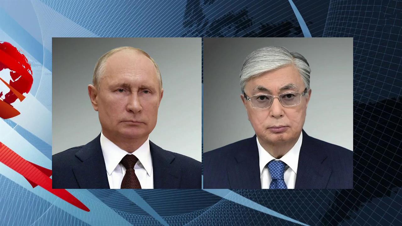 Владимир Путин провел телефонный разговор с президентом Казахстана