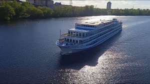 Теплоход "Михаил Булгаков" отправляется из Твери. 01.05.2024