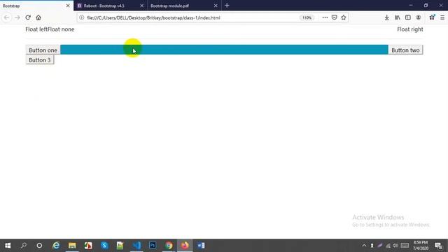 Bootstrap 4.5 || Float and Position || Part - 6 || Britkey || bkey смотреть онлайн