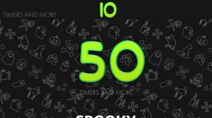 Numbers 100 to 1 in 10 Fonts
