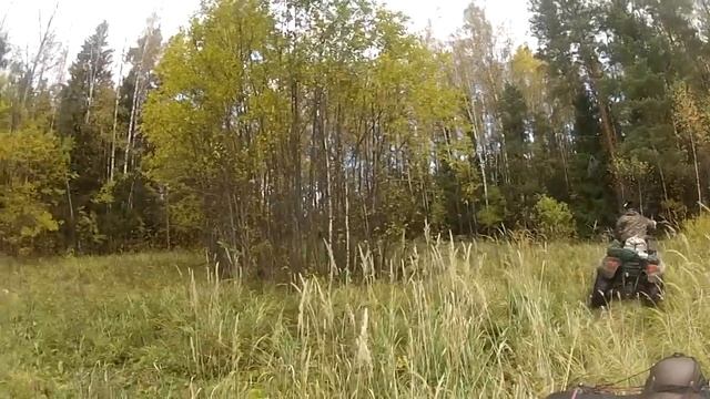 Осень, покатушки на квадроциклах. Stels Godzilla. Часть 2. смотреть онлайн