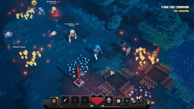 NEW MINECRAFT GAME | Minecraft Dungeons : "Hero Akanwa" 01 wt Akan22, Ace & ProGabbar