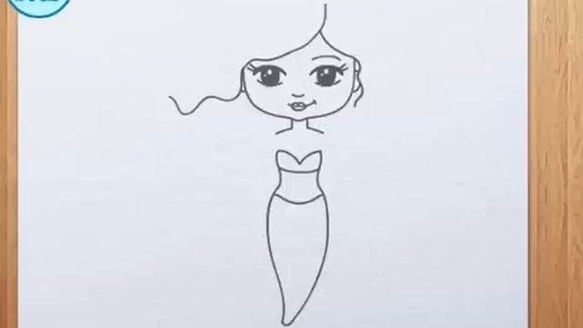 Как нарисовать русалку