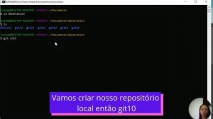 Configurar Git com user e e-mail e criar repositório local