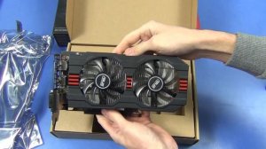 ASUS Radeon R7 360 (R7360-OC-2GD5-V2) - распаковка
