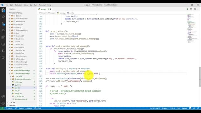 27 - Proactive message External Trigger смотреть онлайн
