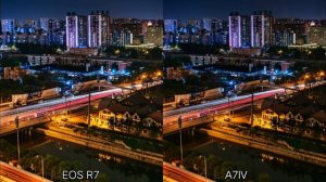 Canon EOS R7 VS Sony A7IV | NIGHT MODE | Camera Comparison | Which one?