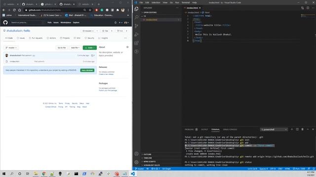GitHub Part - 2 | For Beginner & Pull and Push Request смотреть онлайн