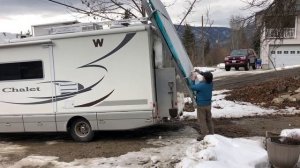 Easy Load high roof kayak rack by Apex Fab. In Nelson,BC