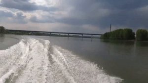 тест пластикового винта на моторе Гладиатор 9 9