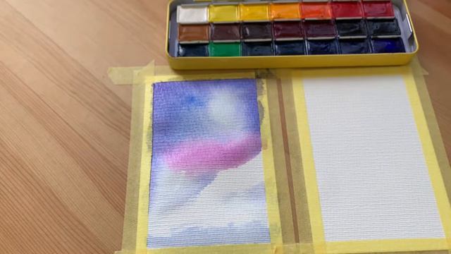 Sonnet 21 Studio Watercolours Set (Unboxing + Swatches + Christmas Card Painting) смотреть онлайн