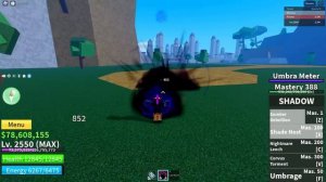Стал Гекко Морией В Blox Fruits !! Мория В Блокс Фрутс!! Обзор Фрукта Тень!!
