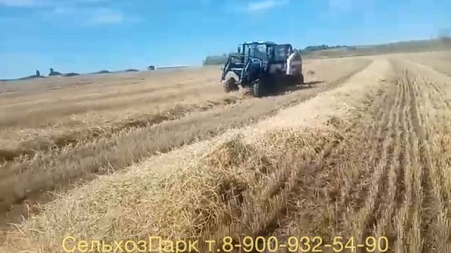 Сравнение в ПОЛЕ на СОЛОМЕ | пресс-подборщиков Pelikan и Claas 46  Обзор