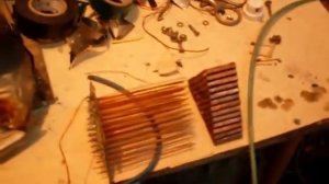 ионный ветер через медные соты