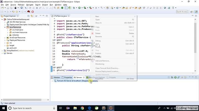 Jersey Rest Webservices смотреть онлайн