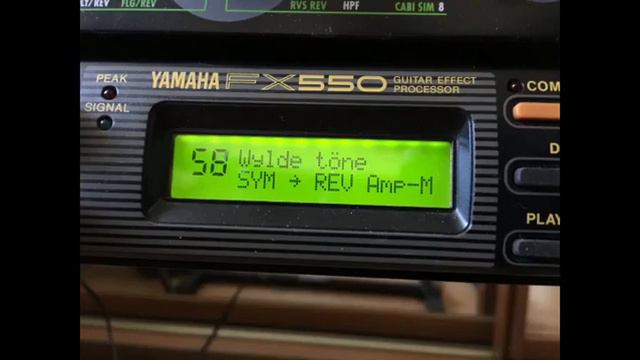 Yamaha FX550 - Wylde tone смотреть онлайн