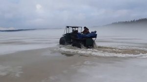 Каракат переломка выезд с наледи