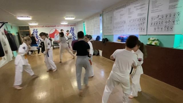 Утренняя тренировка 08 апреля 2022 года. Киокусинкай каратэ в Климовске на Западной 12. смотреть онлайн
