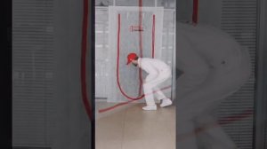 Временные (пленочные) двери на молнии для ремонта