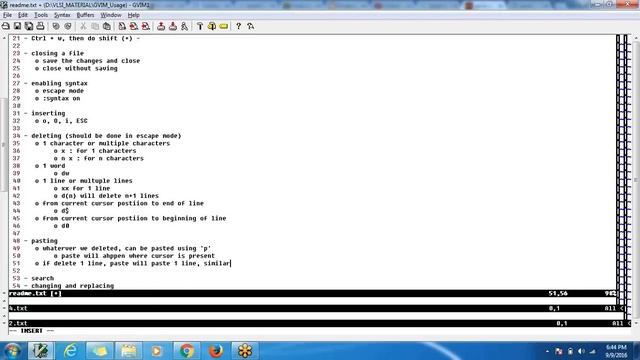 GVIM Usage смотреть онлайн