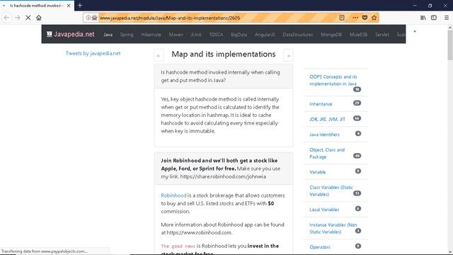 Is hashcode method invoked internally when calling get and put method in Java?
| javapedia.net смотреть онлайн