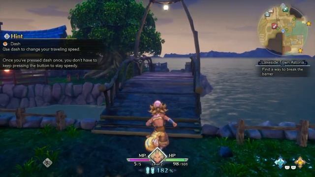 Обзор и первые минуты игры Trials of Mana.