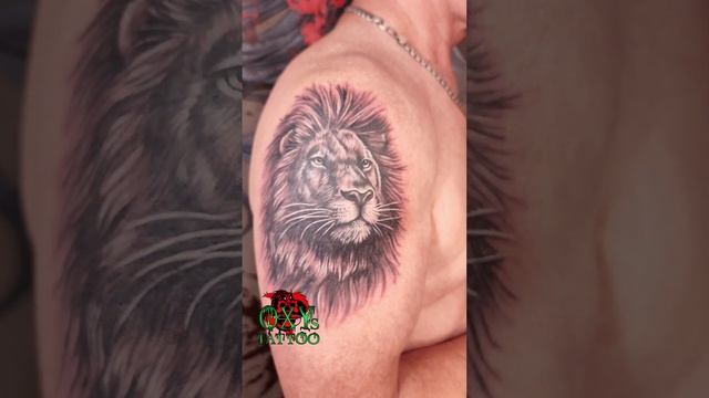 Lion cover up tattoo #shorts