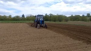 Сезон 2023. Готовим землю на белорусском джон дире под посадку картофеля.