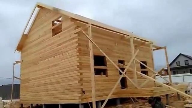 Дом в деревне Слободка построен! смотреть онлайн