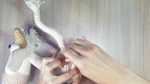 Вымя для коровки крючком