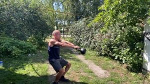 Мощная связка с гирей  Привет Сергею Каширину ?