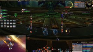 WoW Arms Warrior in Legion "Tomb of Sargeras" Raid LFR  Part3 Melee DPS PoV (2160p)