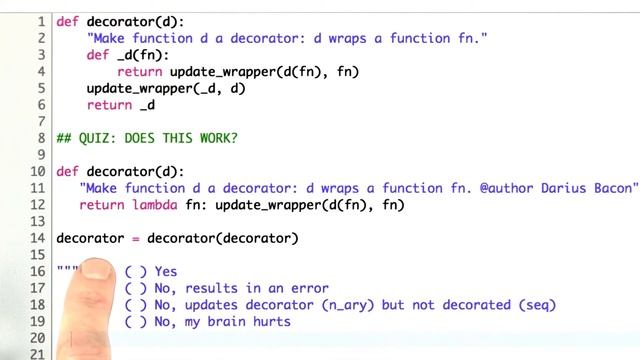 Decorated Decorators - Design of Computer Programs смотреть онлайн