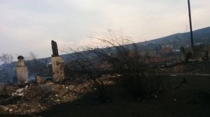 Пожар в Хакасии. Шира