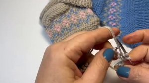 Набор "Джуди"-попарный набор петель одновременно на 2 спицы для пинеток,капюшонов и др.