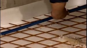 Монтаж водяного тёплого пола Бетонная система