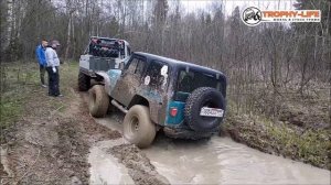 Крутой оффроуд и бездорожье на больших внедорожниках это жесткие 4х4 покатушки Трофи-лайф 2020