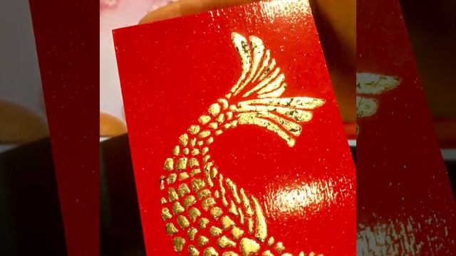 Купюрница из дерева "Золотая Рыбка"