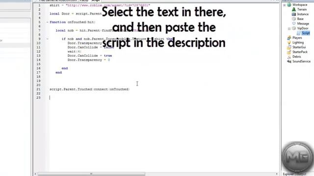 ROBLOX:How to create a vip door смотреть онлайн