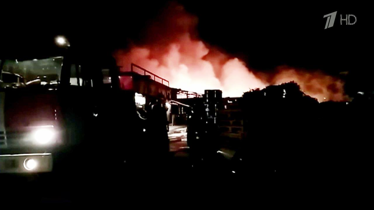 Крупный пожар потушили в городе Тимашевске Краснодарского края